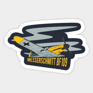 Unique design of Messerschmitt BF 109 Sticker
